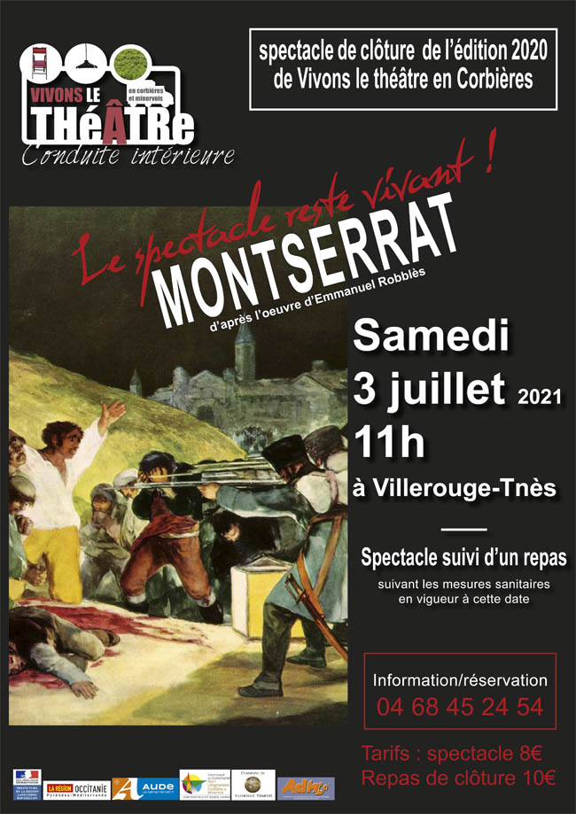 Vivons le théâtre en Corbières Minervois - Montserrat