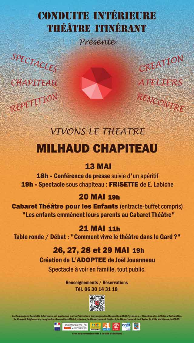 Vivons le théâtre à Milhaud